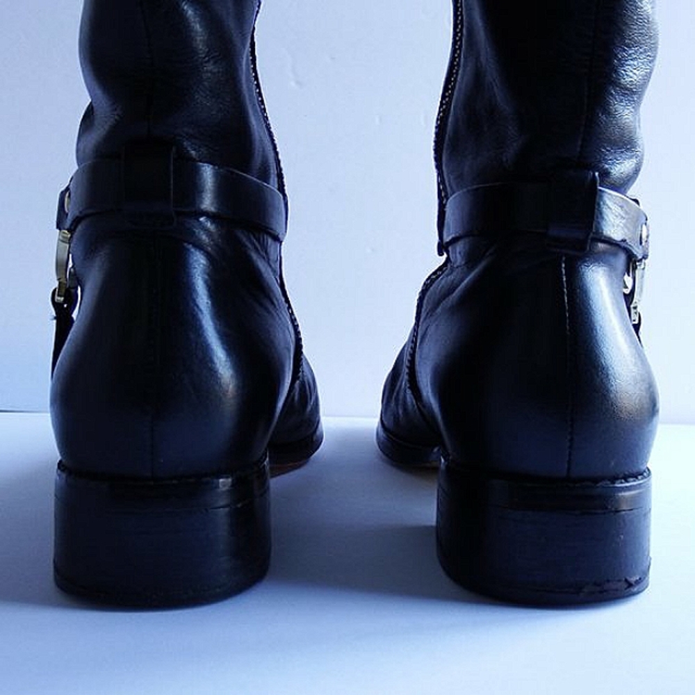 Michael Kors 2-Tone Riding Boots 7M - Picture 9 of 12
